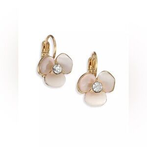 Kate Spade Disco Pansy Mother of Pearl Earrings